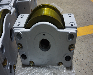 DRS wheel block system