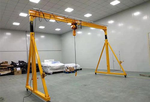 Application of Trackless Walking Gantry Cranes