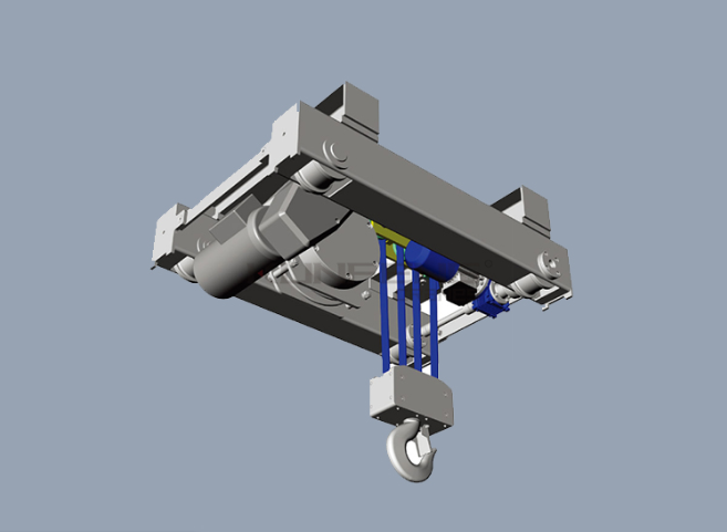 Cleanroom electric belt hoist