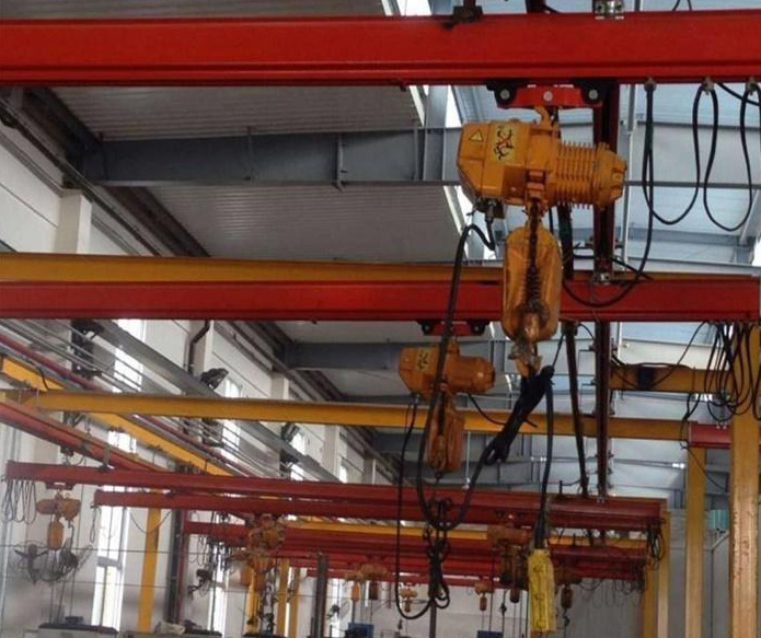 Lightweight Monorail Overhead Crane System with Chain Hoist