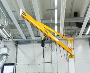 Light workstation jib crane