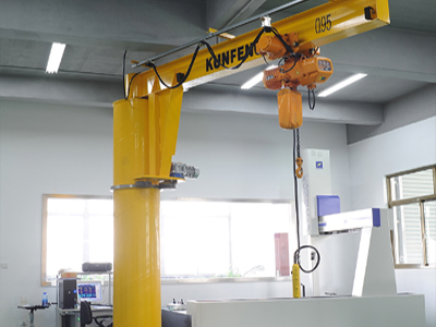 Column mounted jib crane